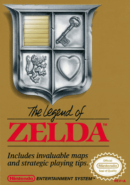 The Legend of Zelda NES Cartucho Dorado